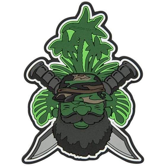 Emblema Helikon Beardman Patrol - Verde Azeitona