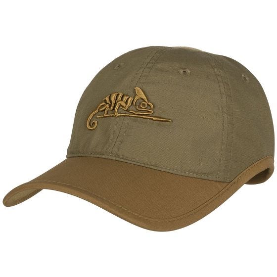 Boné Helikon Logo Ripstop de Polialgodão - Adaptive Green/Coyote