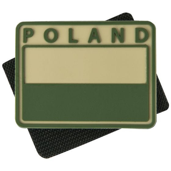 Emblema de Bandeira com Impressão Poland Helikon Polish Subdued Conjunto de 2 - Caqui