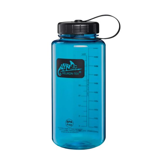 Garrafa Helikon Wide Mouth Tritan 1 L - Azul/Preto