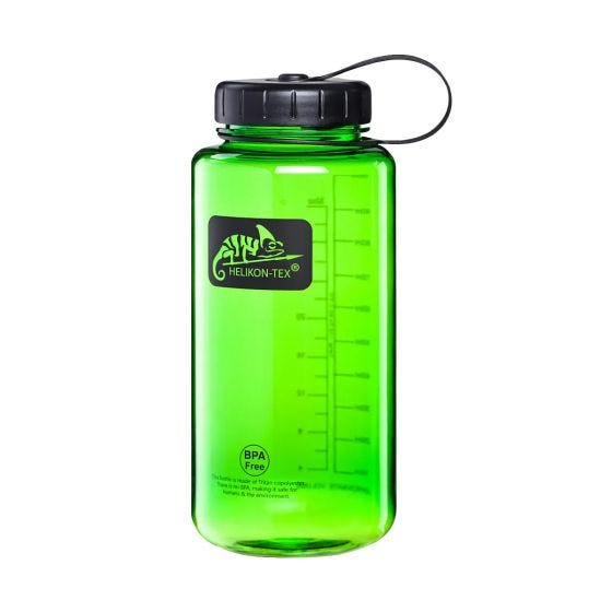 Garrafa Helikon Wide Mouth Tritan 1 L - Verde/Preto