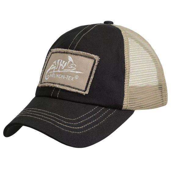 Boné Helikon Trucker - Black/Khaki