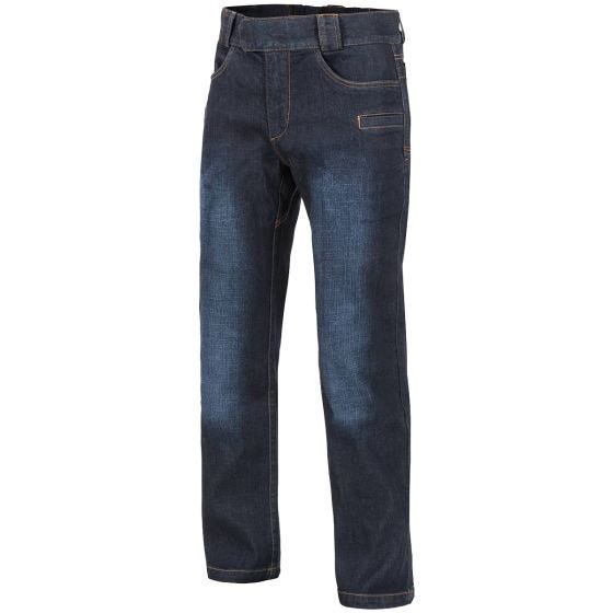 Calças de Ganga Helikon Greyman Tactical Denim - Azul Escuro