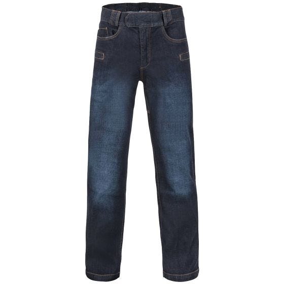 Calças de Ganga Helikon Greyman Tactical Denim - Azul Escuro