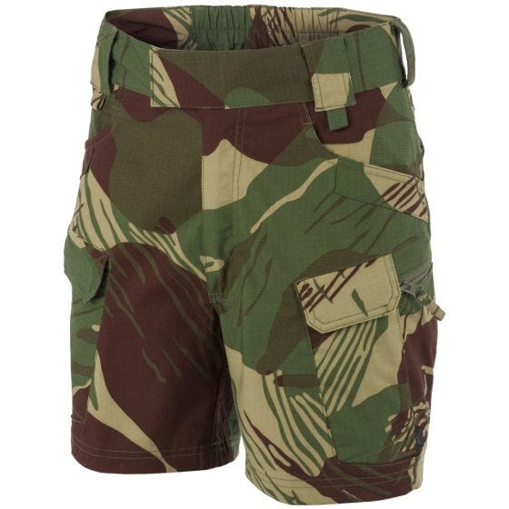 Calções Helikon Urban Tactical 6" Ripstop de polialgodão - Rhodesian Camo