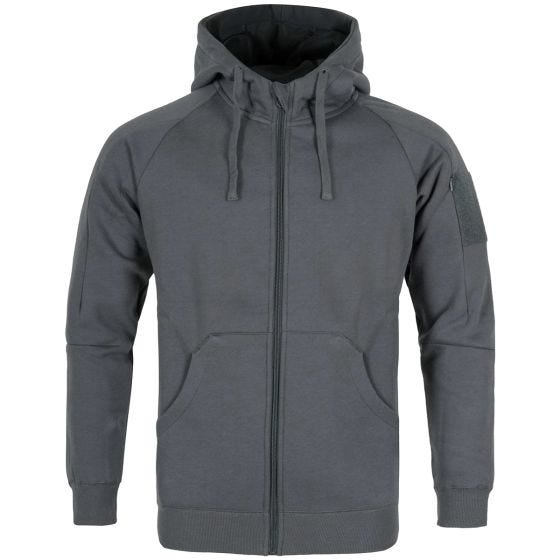 Camisola com Capuz com Fecho Integral Helikon Urban Tactical - Cinza