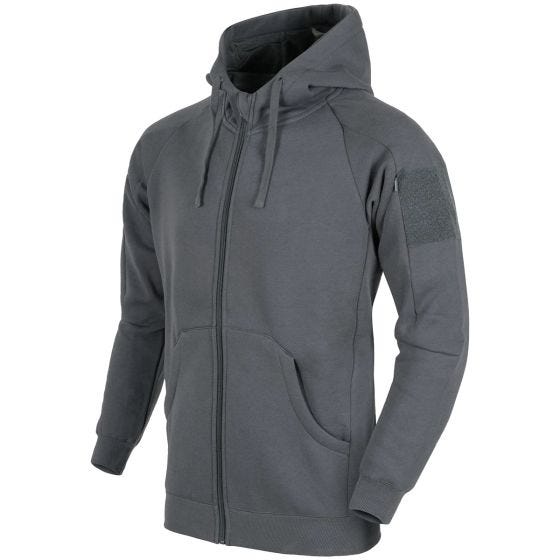 Camisola com Capuz com Fecho Integral Helikon Urban Tactical - Cinza