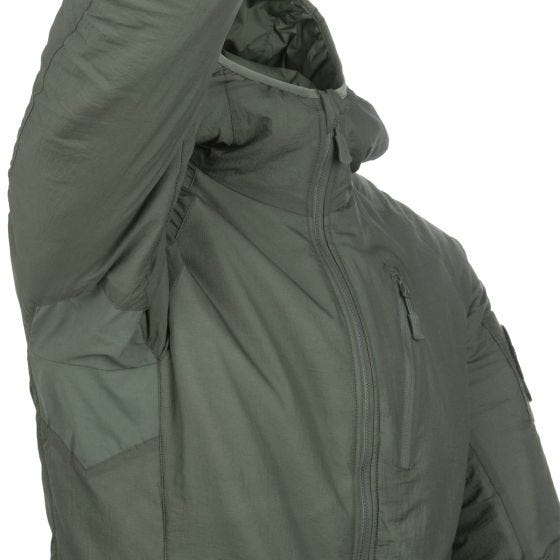 Casaco com Capuz Helikon Wolfhound - Alpha Green