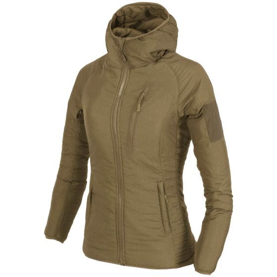 Casaco com Capuz Helikon Wolfhound Mulher - Coyote