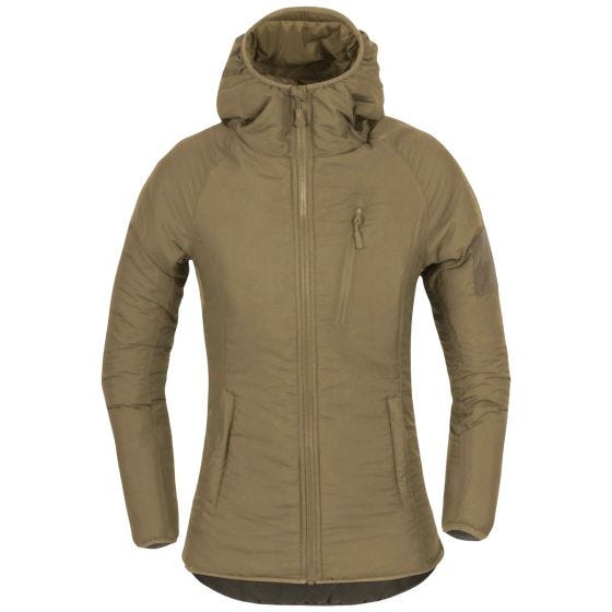 Casaco com Capuz Helikon Wolfhound Mulher - Coyote
