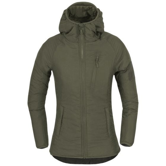 Casaco com Capuz Helikon Wolfhound Mulher - Taiga Green