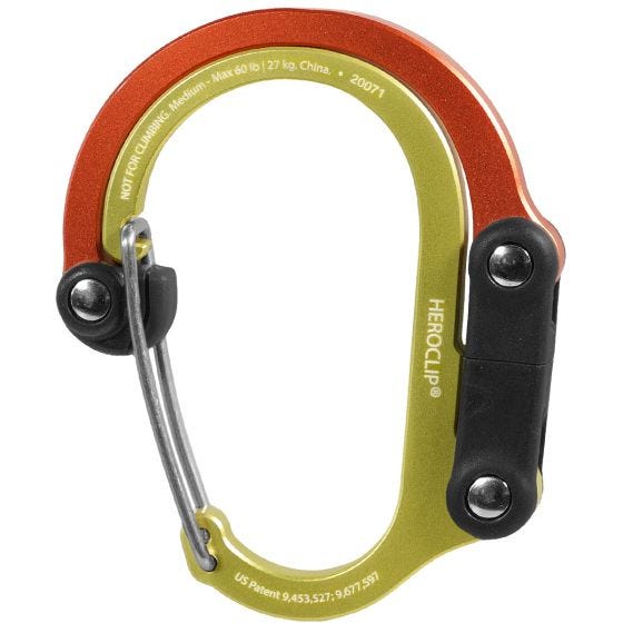 Mosquetão Heroclip Medium Gear - Fireball