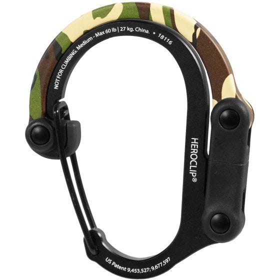 Mosquetão Heroclip Medium Gear - Woodland Hero