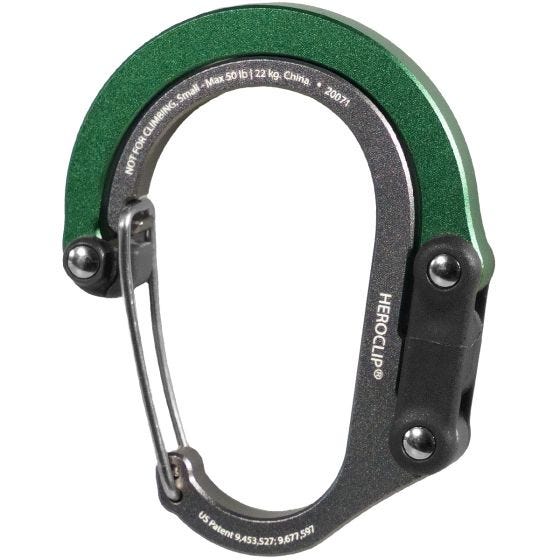 Mosquetão Heroclip Small Gear - Forest Green