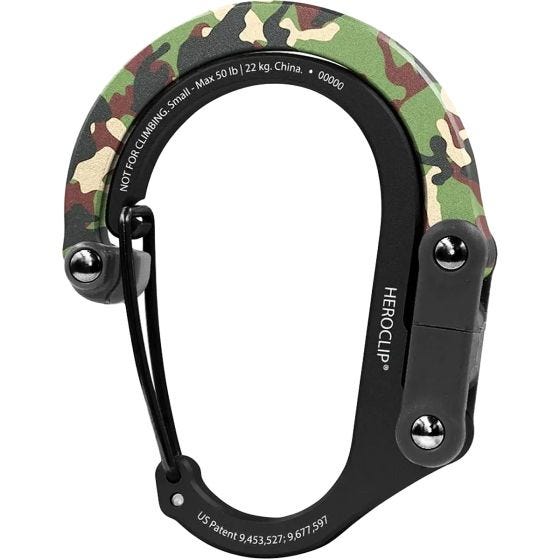 Mosquetão Heroclip Small Gear - Woodland Hero
