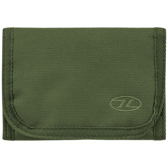 Carteira Highlander Shield RFID - Verde-Azeitona