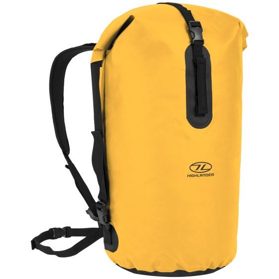 Saco Duffle Impermeável Highlander Troon 70 L - Amarelo