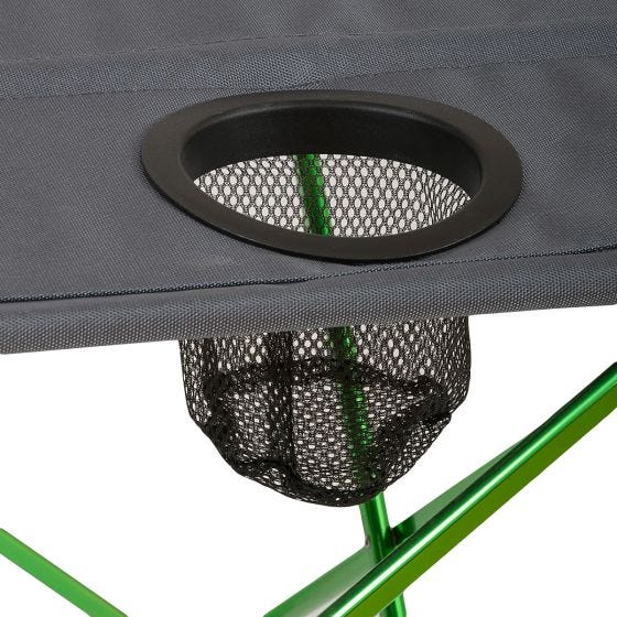Mesa de campismo dobrável Highlander Ayr - Verde/Cinza