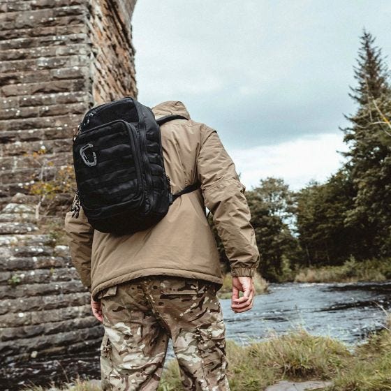 Pacote Highlander Forces Harrier 25 L - Preto