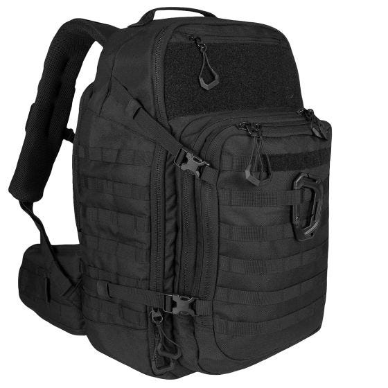 Pacote Highlander Forces Harrier 45 L - Preto