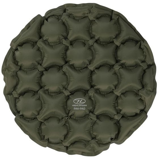 Almofada de ar Highlander Pak-Pad - Verde-Azeitona
