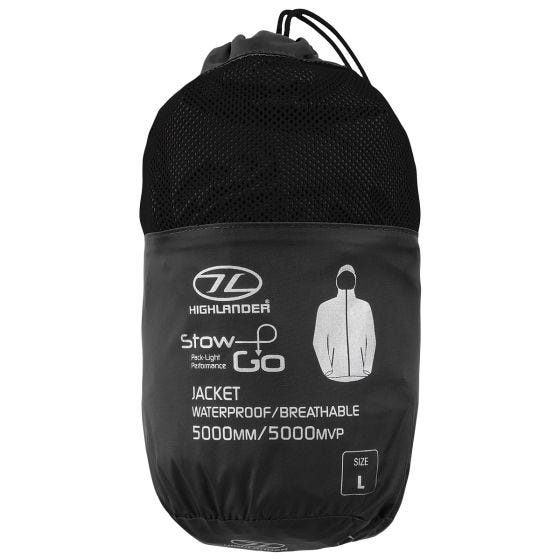 Casaco compacto Highlander Stow & Go - Preto