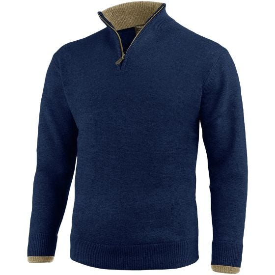 Pulôver com Gola de Fecho Jack Pyke Ashcombe - Navy