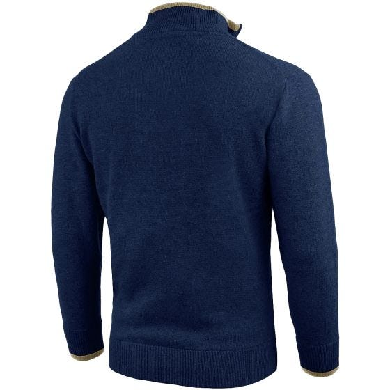 Pulôver com Gola de Fecho Jack Pyke Ashcombe - Navy
