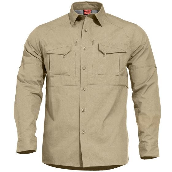 Camisa Pentagon Chase Tática Caqui