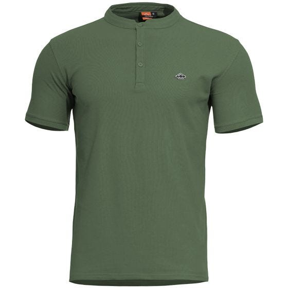 Pólo Henley Pentagon Levantes Camo Green