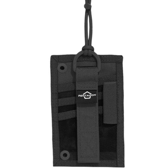 Carteira Pentagon ID Card Holder - Preto