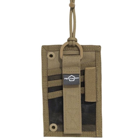 Carteira Pentagon ID Card Holder - Coyote