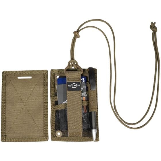 Carteira Pentagon ID Card Holder - Coyote