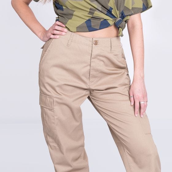 Calças Mil-Tec Ranger Mulher - Caqui