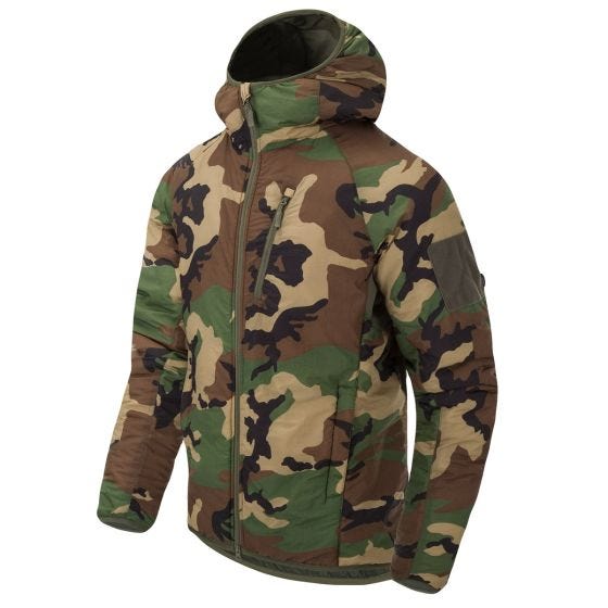 Casaco com Capuz Helikon Wolfhound - US Woodland