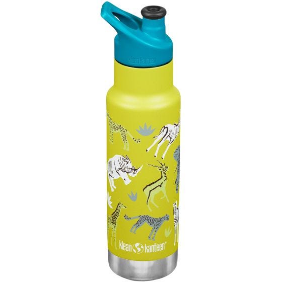 Termo com sistema de vácuo Klean Kanteen Kid Kanteen 355ml Classic - Safari