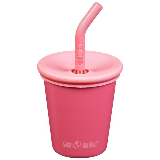 Caneca Klean Kanteen Kids 295ml w/Straw Lid - Rouge Red
