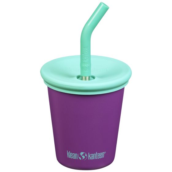 Caneca Klean Kanteen Kids 295ml w/Straw Lid - Sparkling Grape
