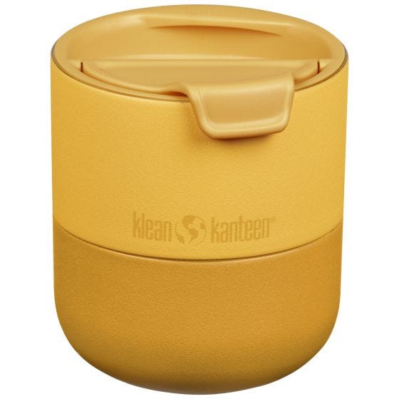Caneca termica Klean Kanteen Rise 280ml Lowball w/Flip Lid - Old Gold