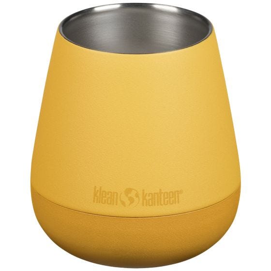 Caneca termica Klean Kanteen Rise 280ml Wine - Old Gold