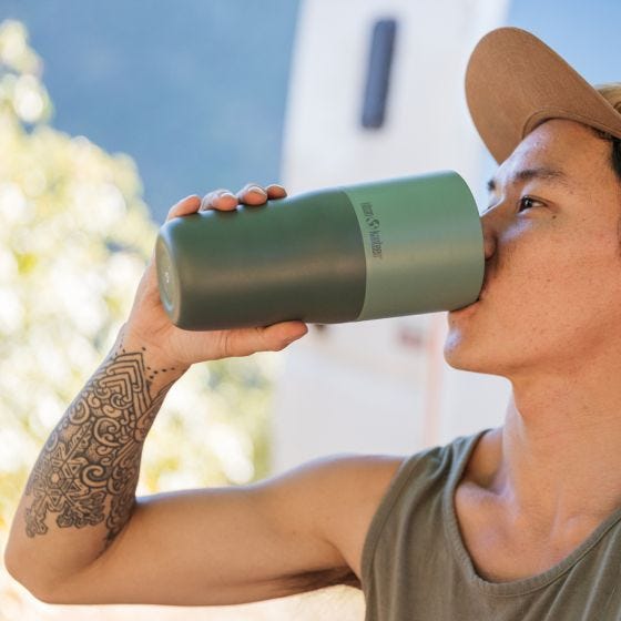 Caneca termica Klean Kanteen Rise 768ml w/Flip Lid - Sea Spray