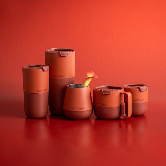 Caneca termica Klean Kanteen Rise 280ml Wine - Autumn Glaze