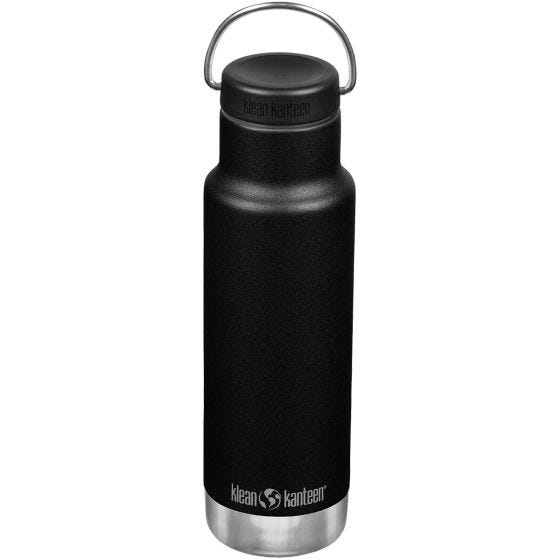 Garrafa Térmica Klean Kanteen Classic Loop Cap 355 ml - Preto