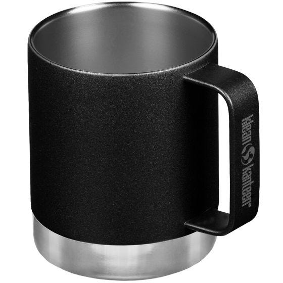 Klean Kanteen 355ml Insulated Camp Mug w/Tumbler Lid - Preto