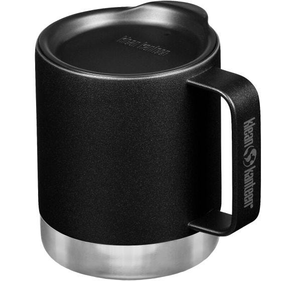 Klean Kanteen 355ml Insulated Camp Mug w/Tumbler Lid - Preto