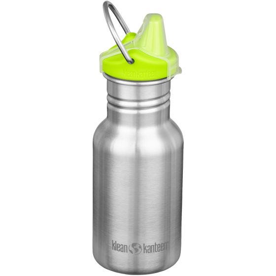 Garrafa Klean Kanteen Kid Kanteen 355ml Sippy Cap - Brushed Stainless