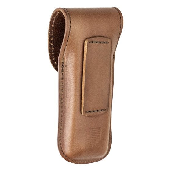 Estojo Leatherman Heritage Leather pequeno - Castanho