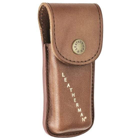Estojo Leatherman Heritage Leather médio - Castanho