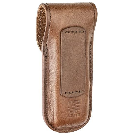 Estojo Leatherman Heritage Leather médio - Castanho