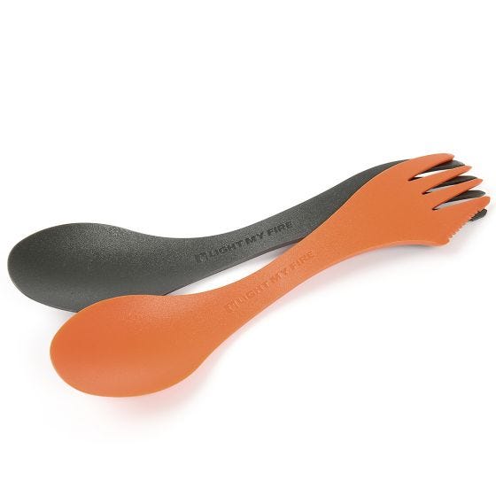 Garfo Original Bio Light My Fire 2 Pack - Rusty Orange/Salty Black